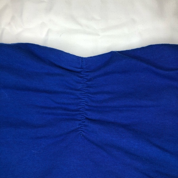 Blue Halter Crop Top - Picture 2 of 9